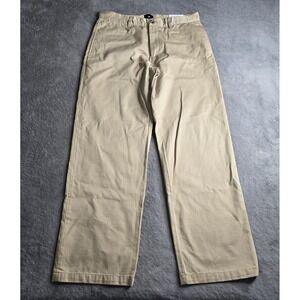 NWT HM Pants Mens 32x31 Khaki Beige Relaxed Fit Straight Leg